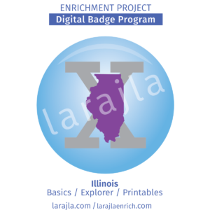 Badge Set: Illinois 
larajla creates
larajla.com
